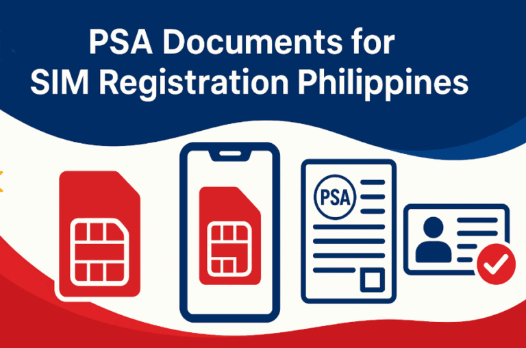 PSA Documents for SIM Registration Philippines