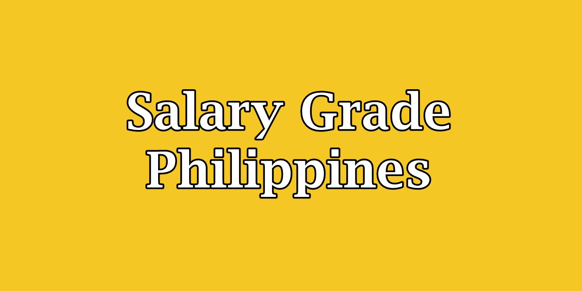 Salary Grade 2025 Philippines