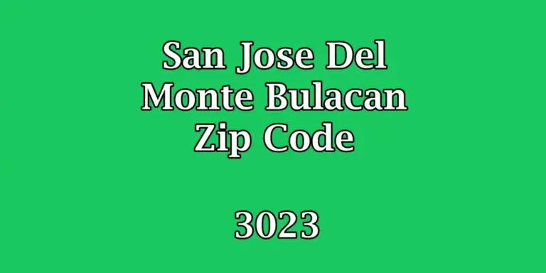 San Jose Del Monte Bulacan Zip Code
