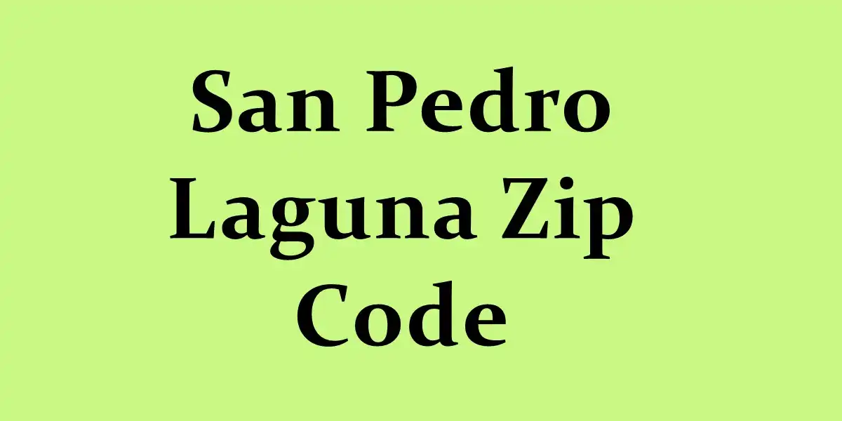 San Pedro Laguna Zip Code